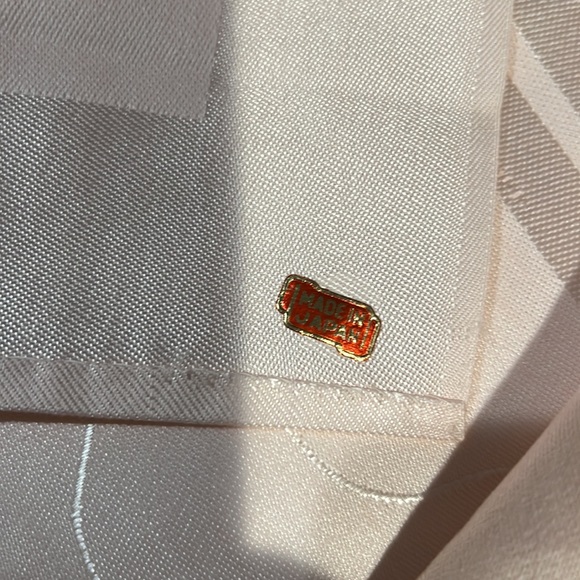 VINTAGE Pink Tablecloth and napkins made in Japan - Picture 6 of 10